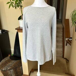 Jack & Jones Light Gray Knit Boat Neck stretch Sweater